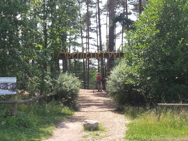 Abenteuerwald Eingang