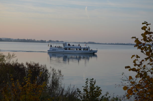 Abendstimmung mit der MS Altmühlsee